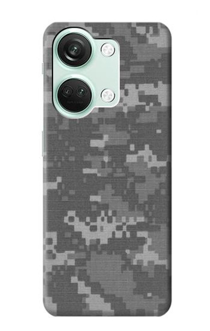 W2867 Army White Digital Camo Hülle Schutzhülle Taschen und Leder Flip für OnePlus Nord 3