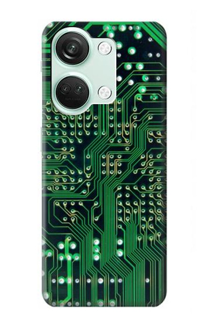 W3392 Electronics Board Circuit Graphic Hülle Schutzhülle Taschen und Leder Flip für OnePlus Nord 3