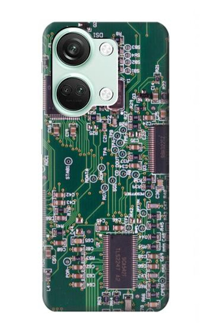 W3519 Electronics Circuit Board Graphic Hülle Schutzhülle Taschen und Leder Flip für OnePlus Nord 3
