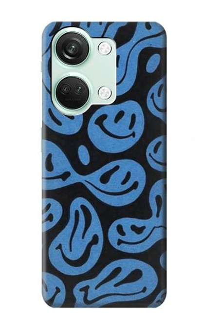 W3679 Cute Ghost Pattern Hülle Schutzhülle Taschen und Leder Flip für OnePlus Nord 3
