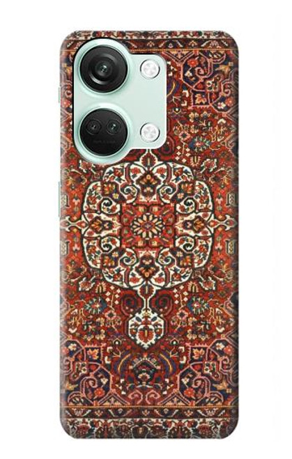 W3813 Persian Carpet Rug Pattern Hülle Schutzhülle Taschen und Leder Flip für OnePlus Nord 3