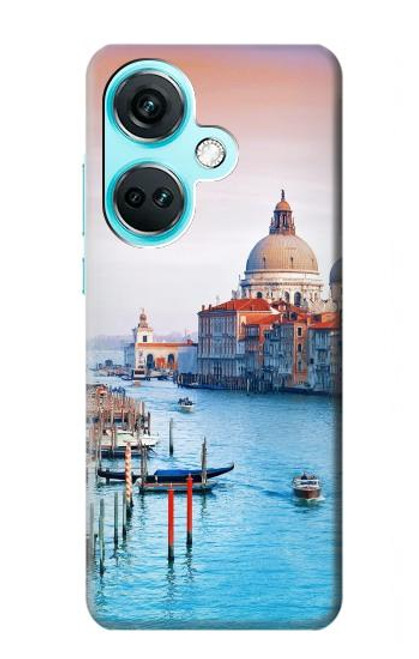 W0982 Beauty of Venice Italy Hülle Schutzhülle Taschen und Leder Flip für OnePlus Nord CE3