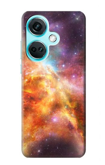 W1963 Nebula Rainbow Space Hülle Schutzhülle Taschen und Leder Flip für OnePlus Nord CE3