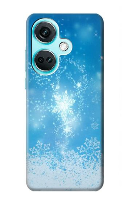 W2923 Frozen Snow Spell Magic Hülle Schutzhülle Taschen und Leder Flip für OnePlus Nord CE3