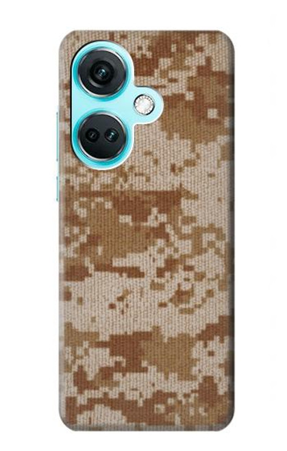 W2939 Desert Digital Camo Camouflage Hülle Schutzhülle Taschen und Leder Flip für OnePlus Nord CE3