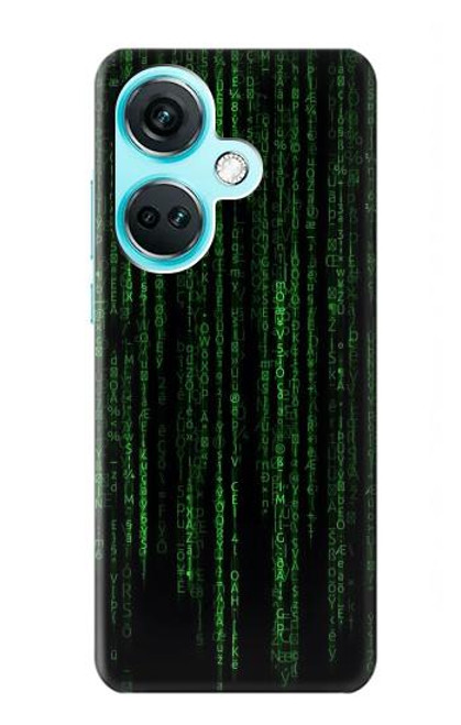 W3668 Binary Code Hülle Schutzhülle Taschen und Leder Flip für OnePlus Nord CE3