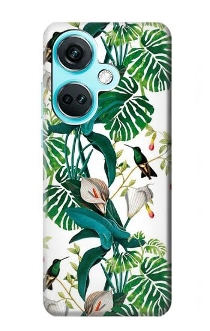 W3697 Leaf Life Birds Hülle Schutzhülle Taschen und Leder Flip für OnePlus Nord CE3