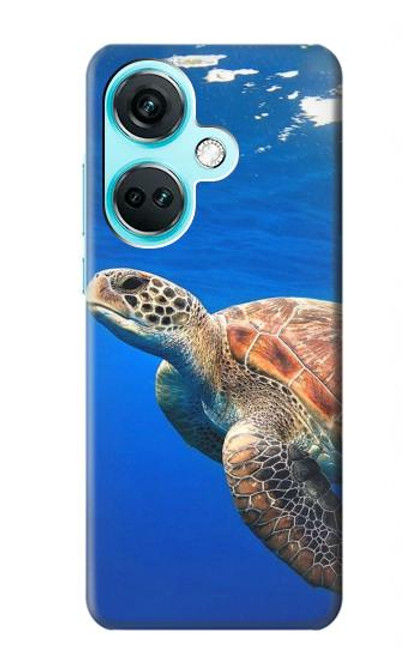 W3898 Sea Turtle Hülle Schutzhülle Taschen und Leder Flip für OnePlus Nord CE3