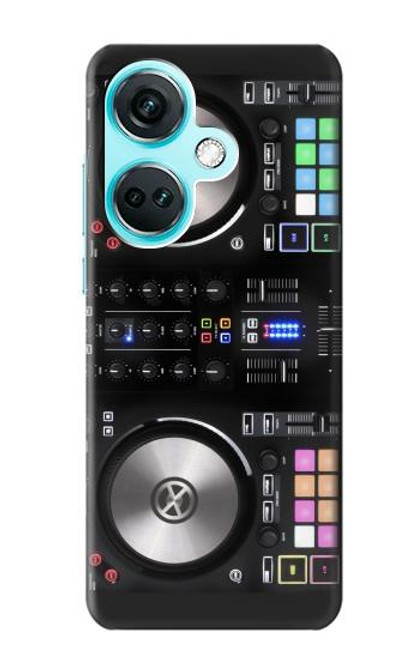 W3931 DJ Mixer Graphic Paint Hülle Schutzhülle Taschen und Leder Flip für OnePlus Nord CE3