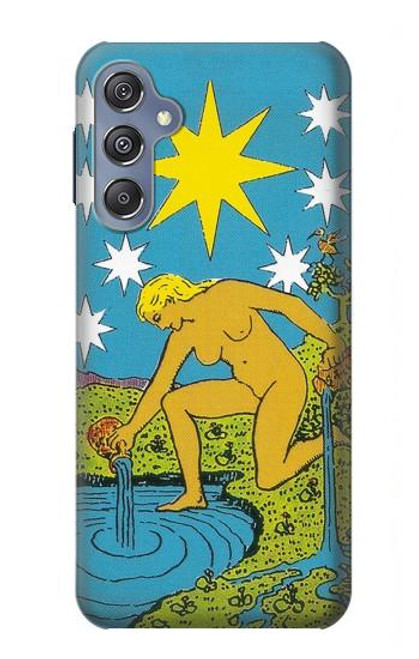 W3744 Tarot Card The Star Hülle Schutzhülle Taschen und Leder Flip für Samsung Galaxy M34 5G