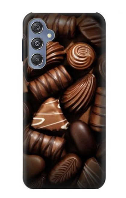 W3840 Dark Chocolate Milk Chocolate Lovers Hülle Schutzhülle Taschen und Leder Flip für Samsung Galaxy M34 5G