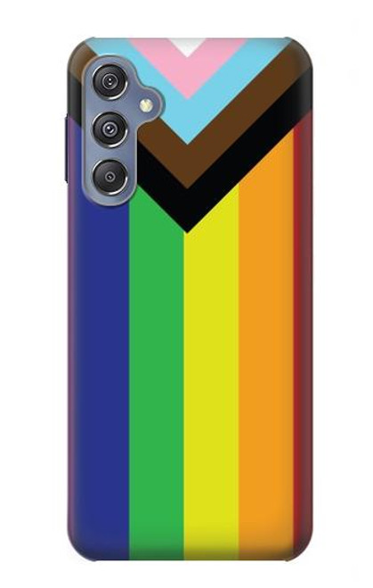 W3846 Pride Flag LGBT Hülle Schutzhülle Taschen und Leder Flip für Samsung Galaxy M34 5G