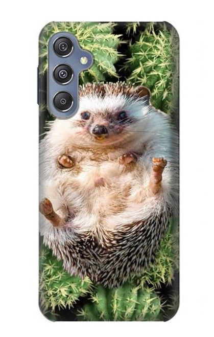 W3863 Pygmy Hedgehog Dwarf Hedgehog Paint Hülle Schutzhülle Taschen und Leder Flip für Samsung Galaxy M34 5G