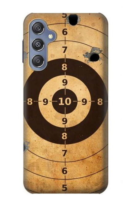 W3894 Paper Gun Shooting Target Hülle Schutzhülle Taschen und Leder Flip für Samsung Galaxy M34 5G