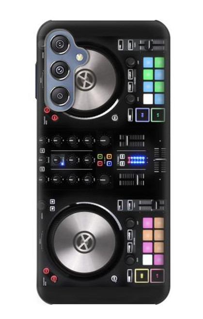 W3931 DJ Mixer Graphic Paint Hülle Schutzhülle Taschen und Leder Flip für Samsung Galaxy M34 5G