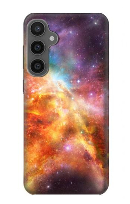 W1963 Nebula Rainbow Space Hülle Schutzhülle Taschen und Leder Flip für Samsung Galaxy S23 FE