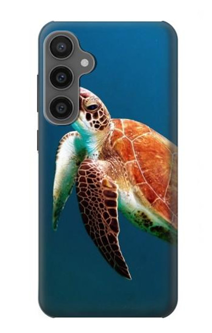 W3899 Sea Turtle Hülle Schutzhülle Taschen und Leder Flip für Samsung Galaxy S23 FE