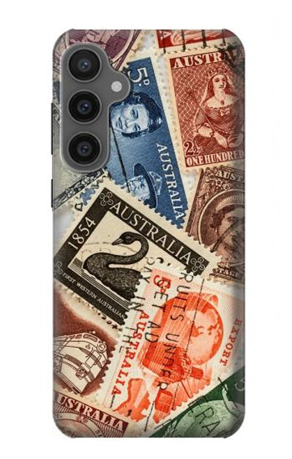 W3900 Stamps Hülle Schutzhülle Taschen und Leder Flip für Samsung Galaxy S23 FE