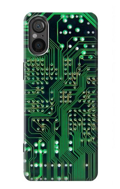 W3392 Electronics Board Circuit Graphic Hülle Schutzhülle Taschen und Leder Flip für Sony Xperia 5 V