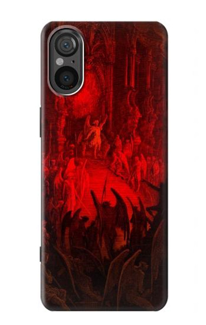 W3583 Paradise Lost Satan Hülle Schutzhülle Taschen und Leder Flip für Sony Xperia 5 V