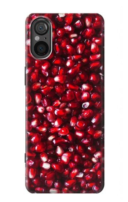 W3757 Pomegranate Hülle Schutzhülle Taschen und Leder Flip für Sony Xperia 5 V