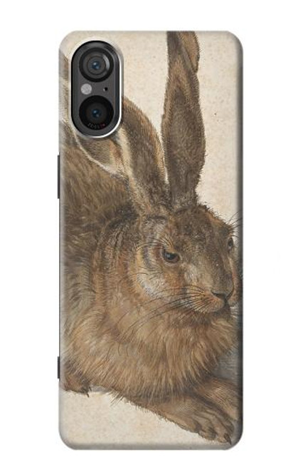 W3781 Albrecht Durer Young Hare Hülle Schutzhülle Taschen und Leder Flip für Sony Xperia 5 V