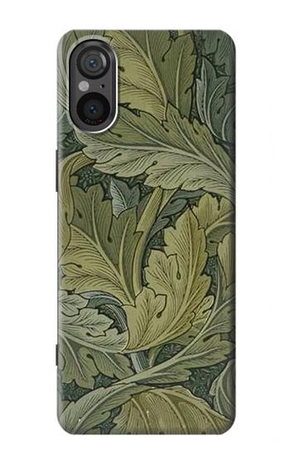 W3790 William Morris Acanthus Leaves Hülle Schutzhülle Taschen und Leder Flip für Sony Xperia 5 V