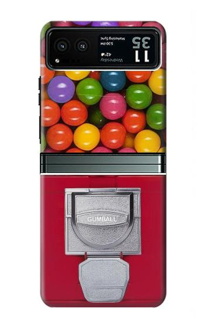 W3938 Gumball Capsule Game Graphic Hülle Schutzhülle Taschen und Leder Flip für Motorola Razr 40