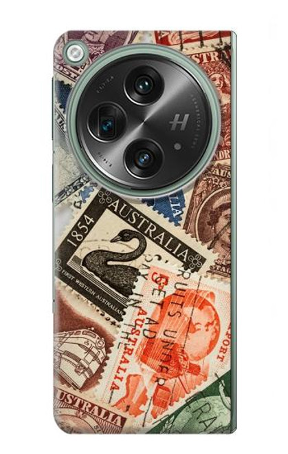 W3900 Stamps Hülle Schutzhülle Taschen und Leder Flip für OnePlus OPEN