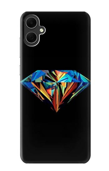 W3842 Abstract Colorful Diamond Hülle Schutzhülle Taschen und Leder Flip für Samsung Galaxy A05