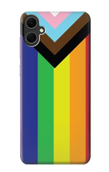 W3846 Pride Flag LGBT Hülle Schutzhülle Taschen und Leder Flip für Samsung Galaxy A05