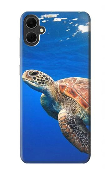 W3898 Sea Turtle Hülle Schutzhülle Taschen und Leder Flip für Samsung Galaxy A05