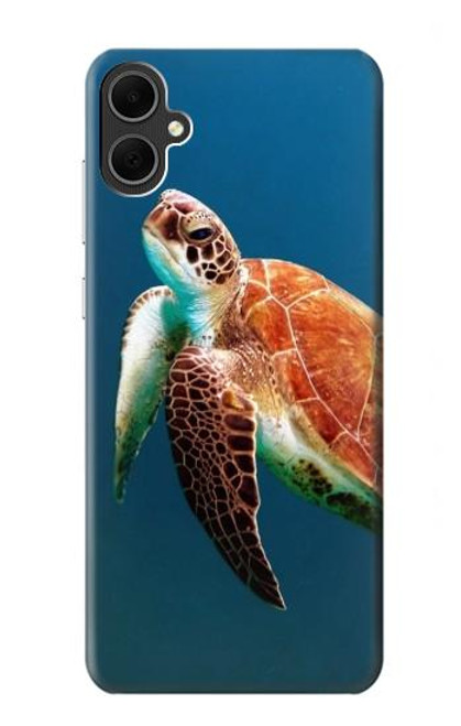 W3899 Sea Turtle Hülle Schutzhülle Taschen und Leder Flip für Samsung Galaxy A05