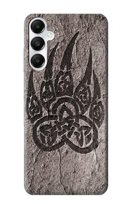 W3832 Viking Norse Bear Paw Berserkers Rock Hülle Schutzhülle Taschen und Leder Flip für Samsung Galaxy A05s