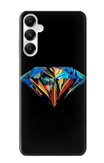 W3842 Abstract Colorful Diamond Hülle Schutzhülle Taschen und Leder Flip für Samsung Galaxy A05s