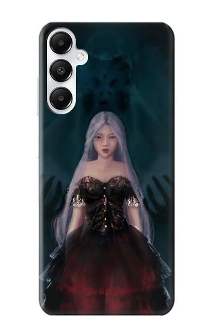 W3847 Lilith Devil Bride Gothic Girl Skull Grim Reaper Hülle Schutzhülle Taschen und Leder Flip für Samsung Galaxy A05s