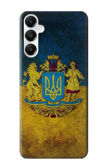 W3858 Ukraine Vintage Flag Hülle Schutzhülle Taschen und Leder Flip für Samsung Galaxy A05s