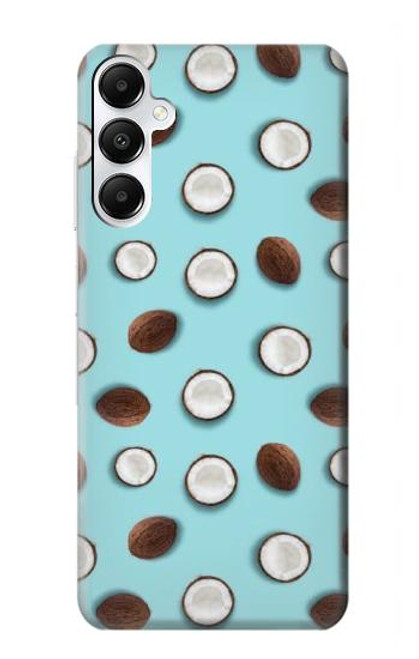 W3860 Coconut Dot Pattern Hülle Schutzhülle Taschen und Leder Flip für Samsung Galaxy A05s