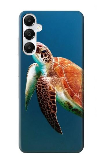 W3899 Sea Turtle Hülle Schutzhülle Taschen und Leder Flip für Samsung Galaxy A05s