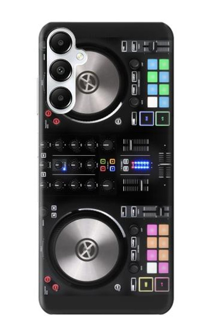 W3931 DJ Mixer Graphic Paint Hülle Schutzhülle Taschen und Leder Flip für Samsung Galaxy A05s