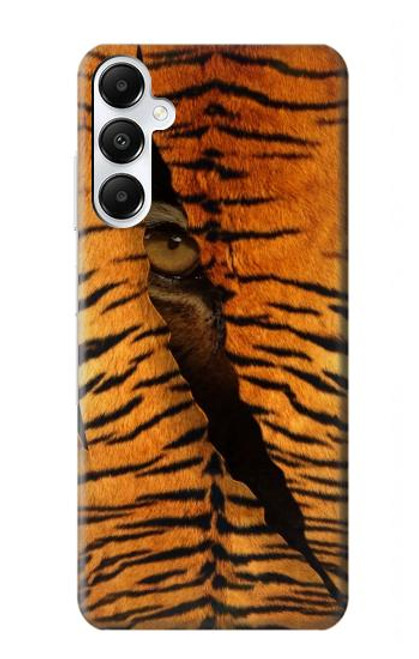 W3951 Tiger Eye Tear Marks Hülle Schutzhülle Taschen und Leder Flip für Samsung Galaxy A05s