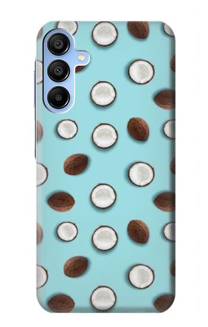 W3860 Coconut Dot Pattern Hülle Schutzhülle Taschen und Leder Flip für Samsung Galaxy A15 5G