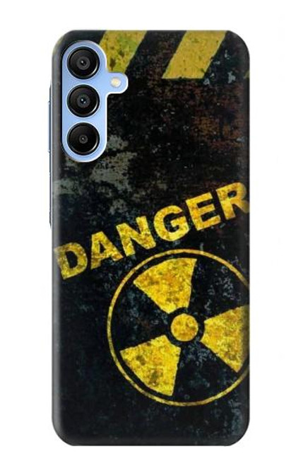 W3891 Nuclear Hazard Danger Hülle Schutzhülle Taschen und Leder Flip für Samsung Galaxy A15 5G