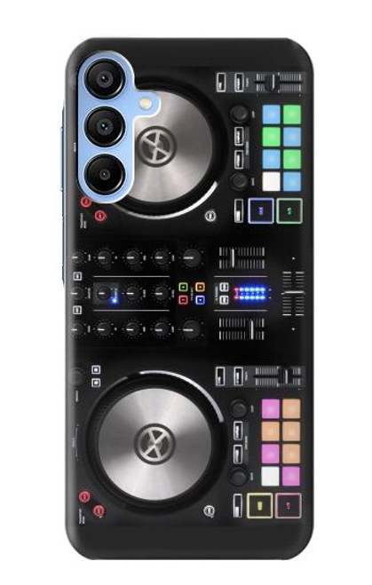 W3931 DJ Mixer Graphic Paint Hülle Schutzhülle Taschen und Leder Flip für Samsung Galaxy A15 5G