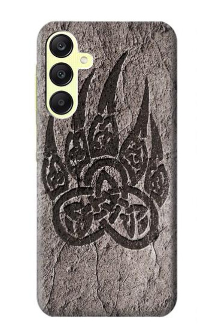 W3832 Viking Norse Bear Paw Berserkers Rock Hülle Schutzhülle Taschen und Leder Flip für Samsung Galaxy A25 5G