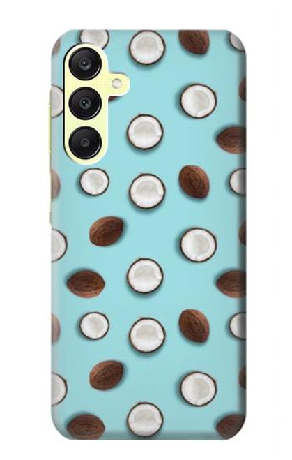 W3860 Coconut Dot Pattern Hülle Schutzhülle Taschen und Leder Flip für Samsung Galaxy A25 5G