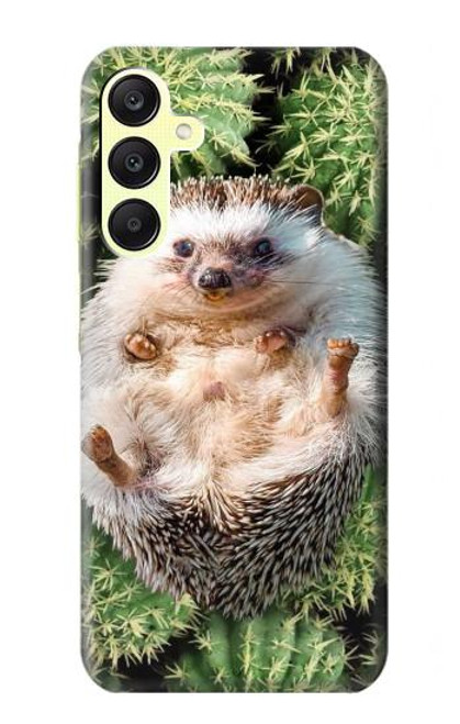 W3863 Pygmy Hedgehog Dwarf Hedgehog Paint Hülle Schutzhülle Taschen und Leder Flip für Samsung Galaxy A25 5G