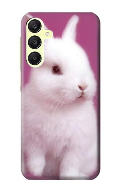 W3870 Cute Baby Bunny Hülle Schutzhülle Taschen und Leder Flip für Samsung Galaxy A25 5G
