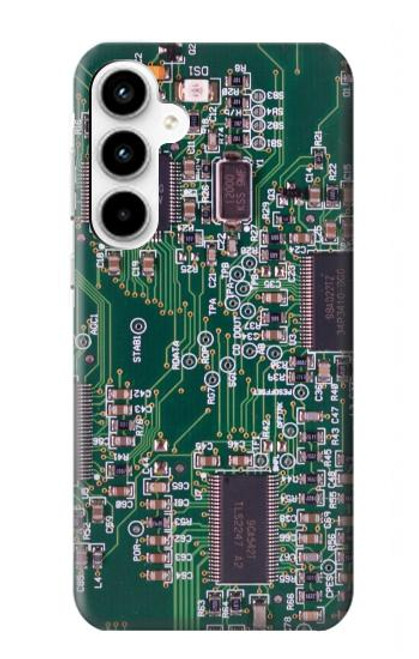 W3519 Electronics Circuit Board Graphic Hülle Schutzhülle Taschen und Leder Flip für Samsung Galaxy A35 5G