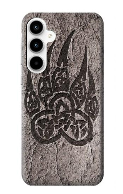 W3832 Viking Norse Bear Paw Berserkers Rock Hülle Schutzhülle Taschen und Leder Flip für Samsung Galaxy A35 5G